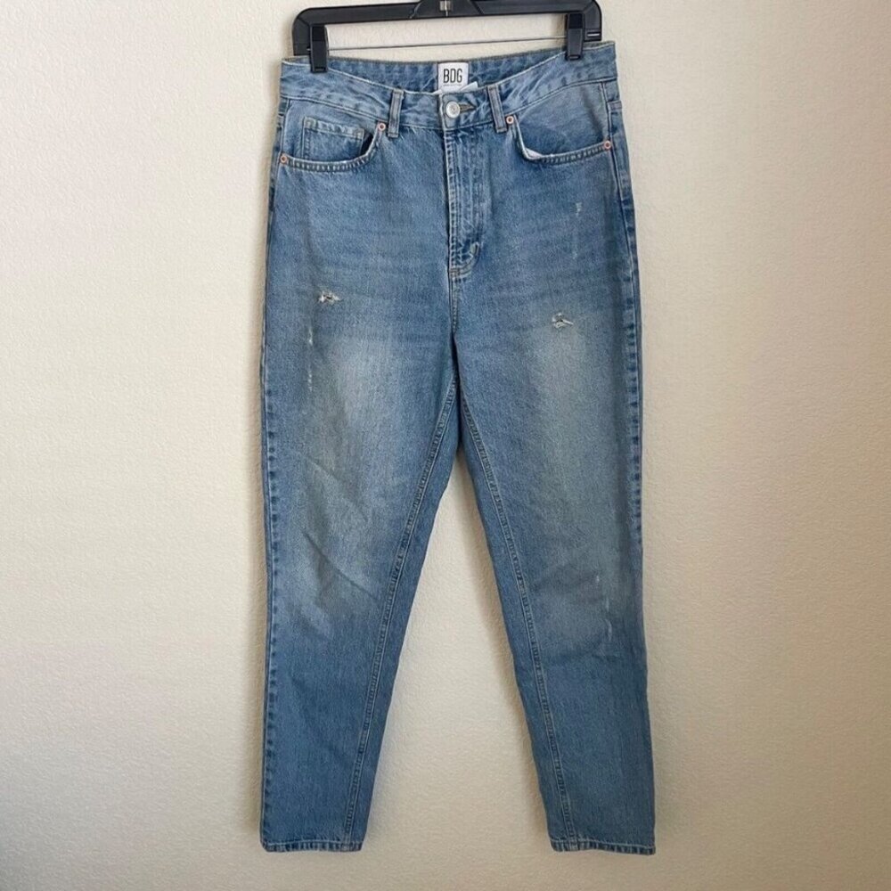 BDG Urban Outfitters Mom Jeans Women’s 28 High Rise Distressed Denim
